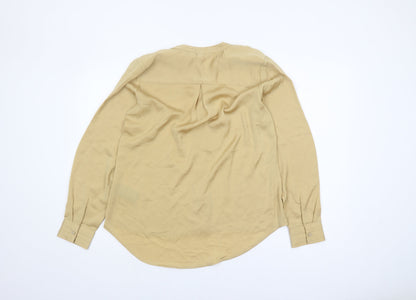 Womens UK Size 16 ESMARA Beige Basic Button-Up