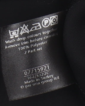 Per Una Women's Black V-Neck Sleeveless Dress Size 12