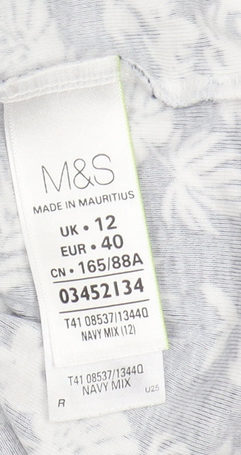 Womens UK Size 12 Marks and Spencer Blue Basic
