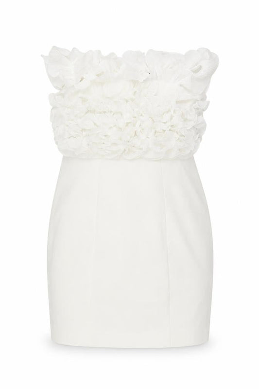 Zara Women's White Sleeveless Short Party Dress