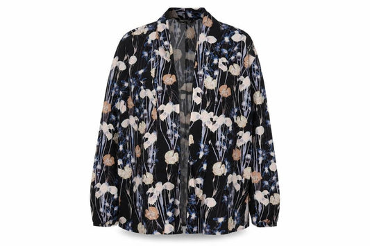 Womens UK Size 6 Miss Selfridge Black Wrap Blouse