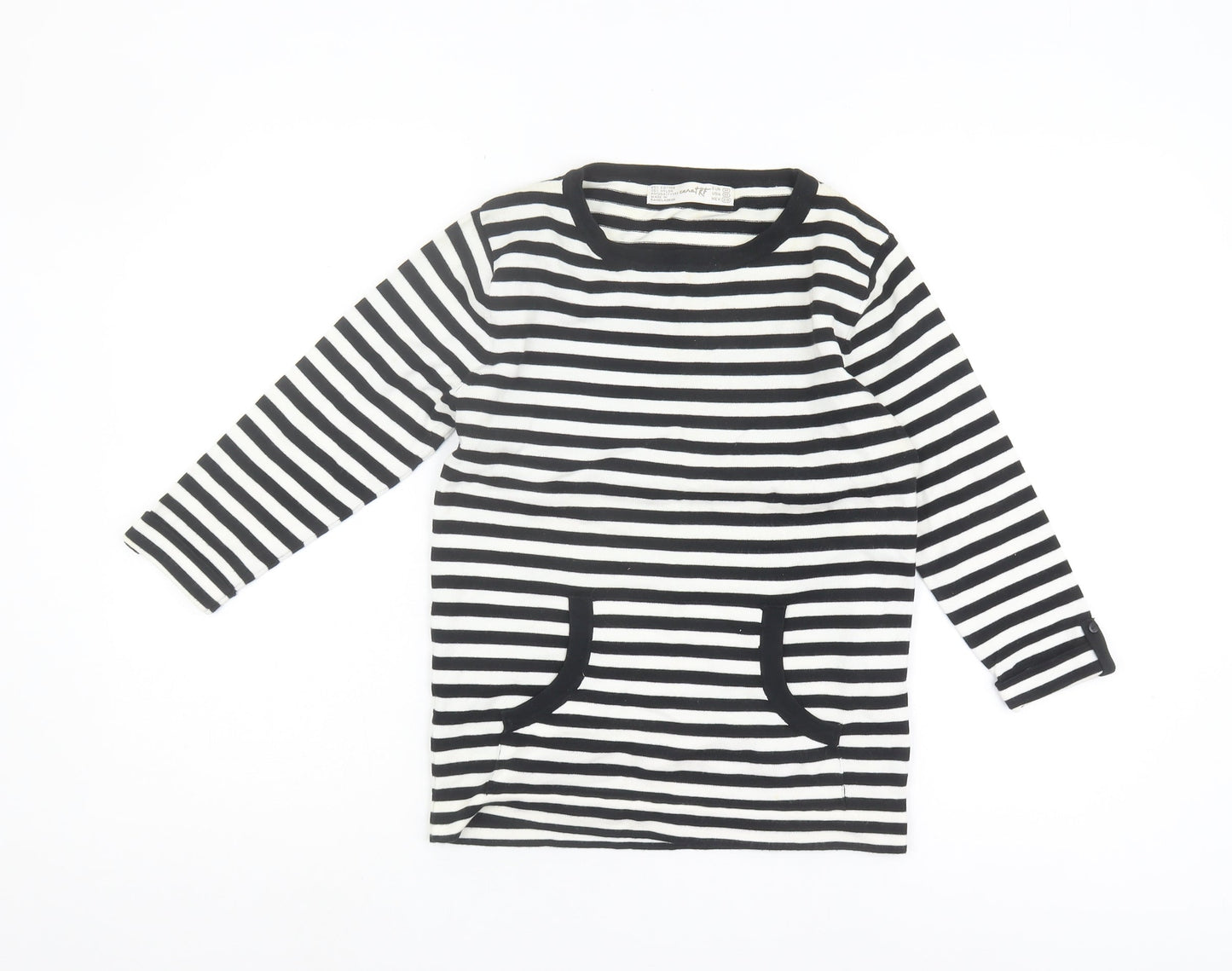 Womens UK Size 10 Zara Black Pullover Jumper