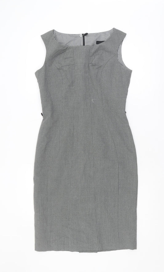 Next Women's Grey Sheath Dress - Size 10