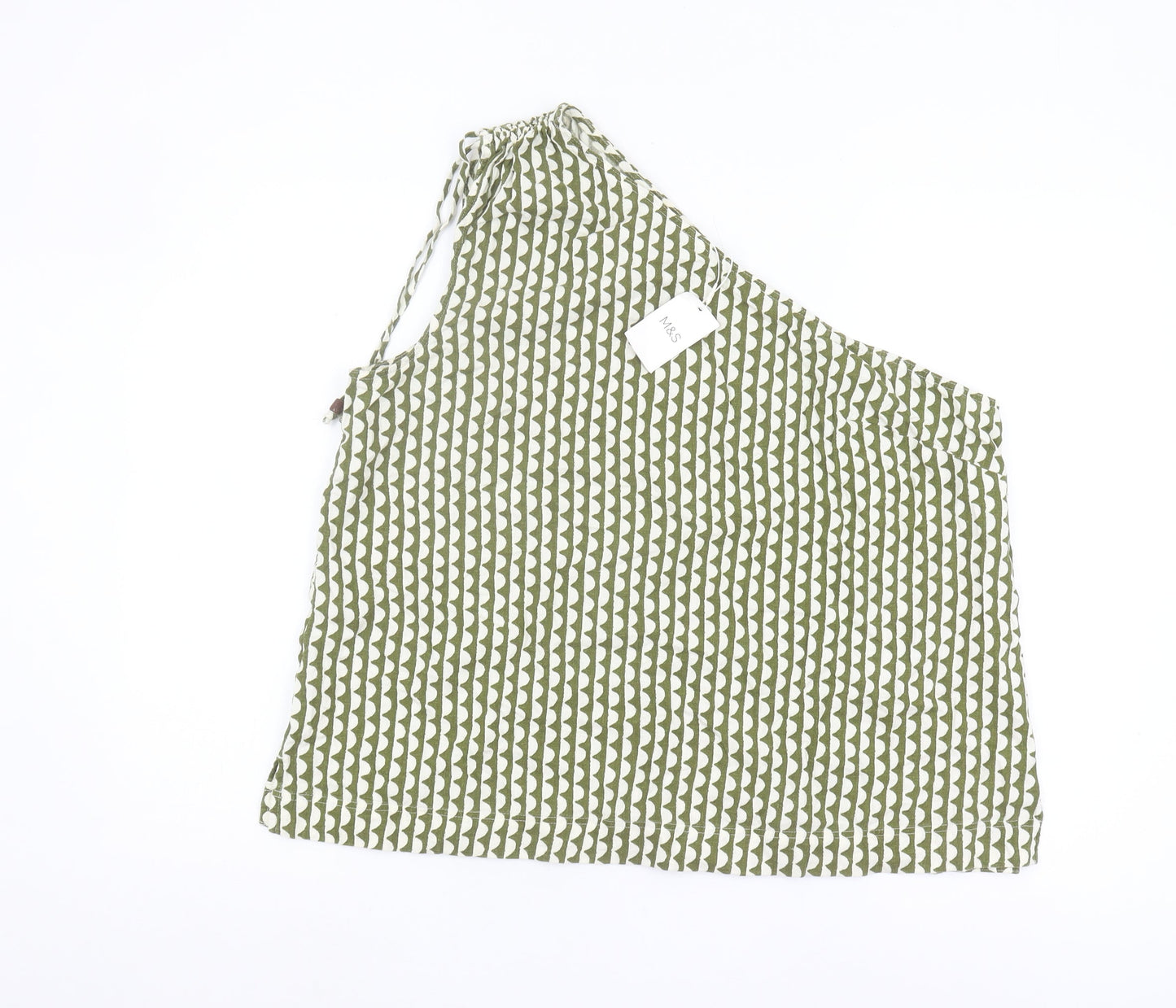 Womens UK Size 18 Marks and Spencer Green Basic Tank