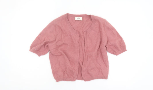 Womens UK Size 12 NEXT Pink Cardigan Jumper