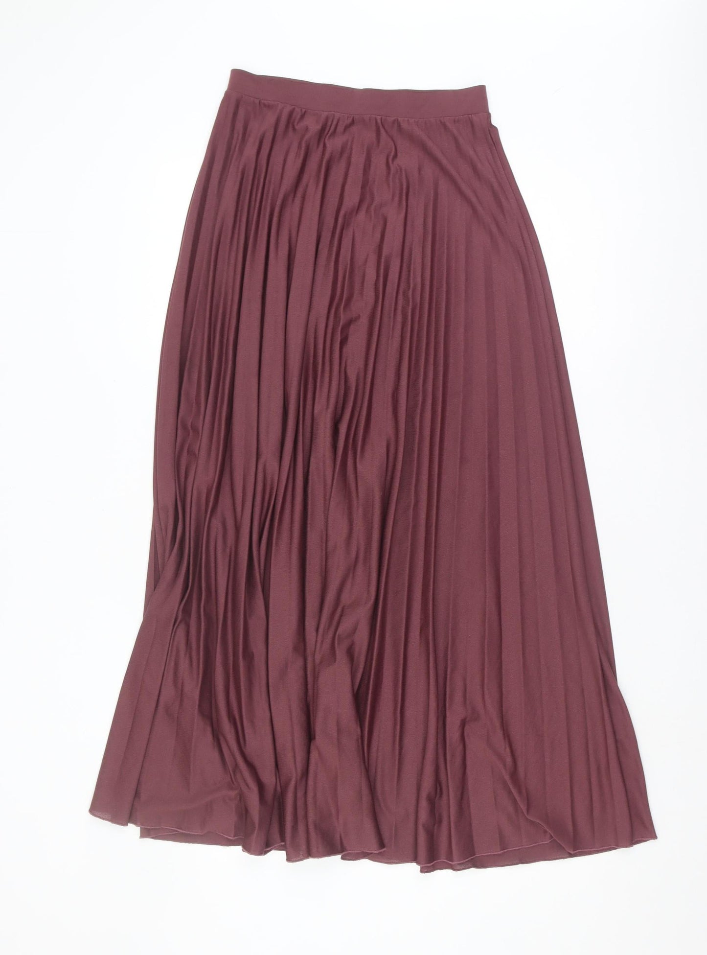 ASOS Women's Purple Pleated Skirt Size 8