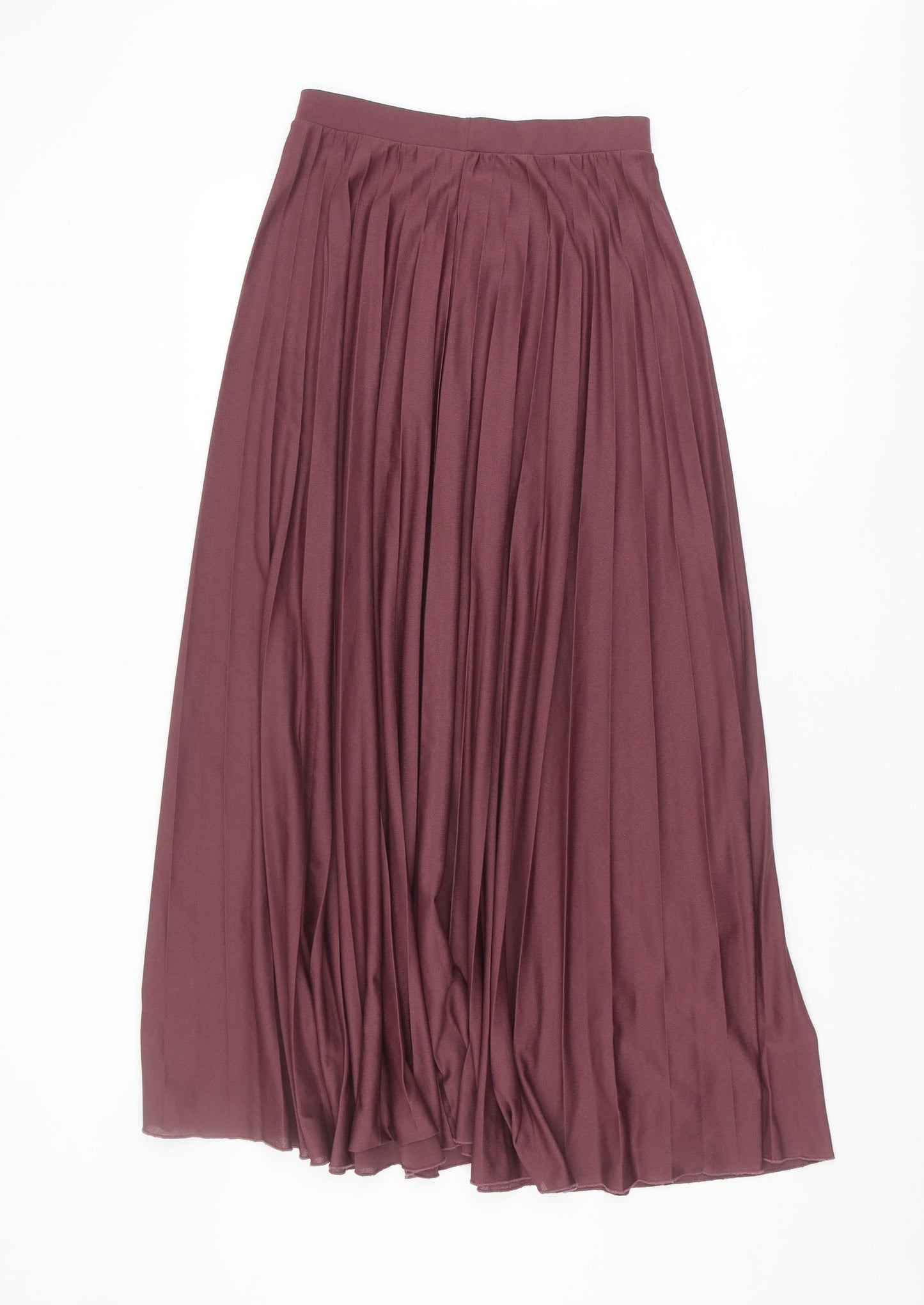 ASOS Women's Purple Pleated Skirt Size 8