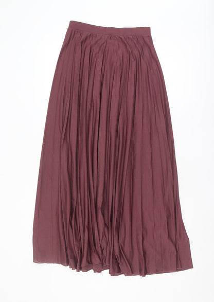 ASOS Women's Purple Pleated Skirt Size 8