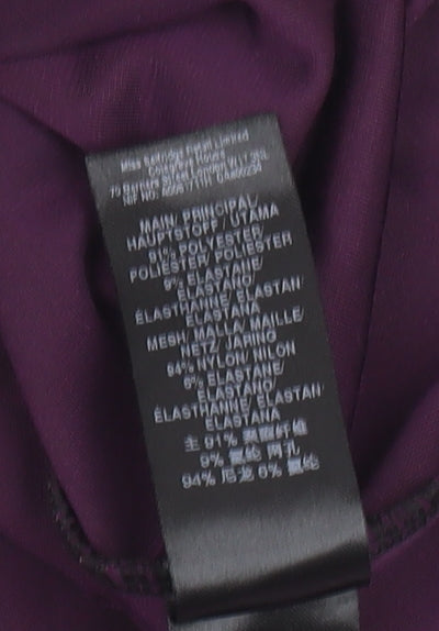 Miss Selfridge Women’s Purple Bodycon Dress Size 10