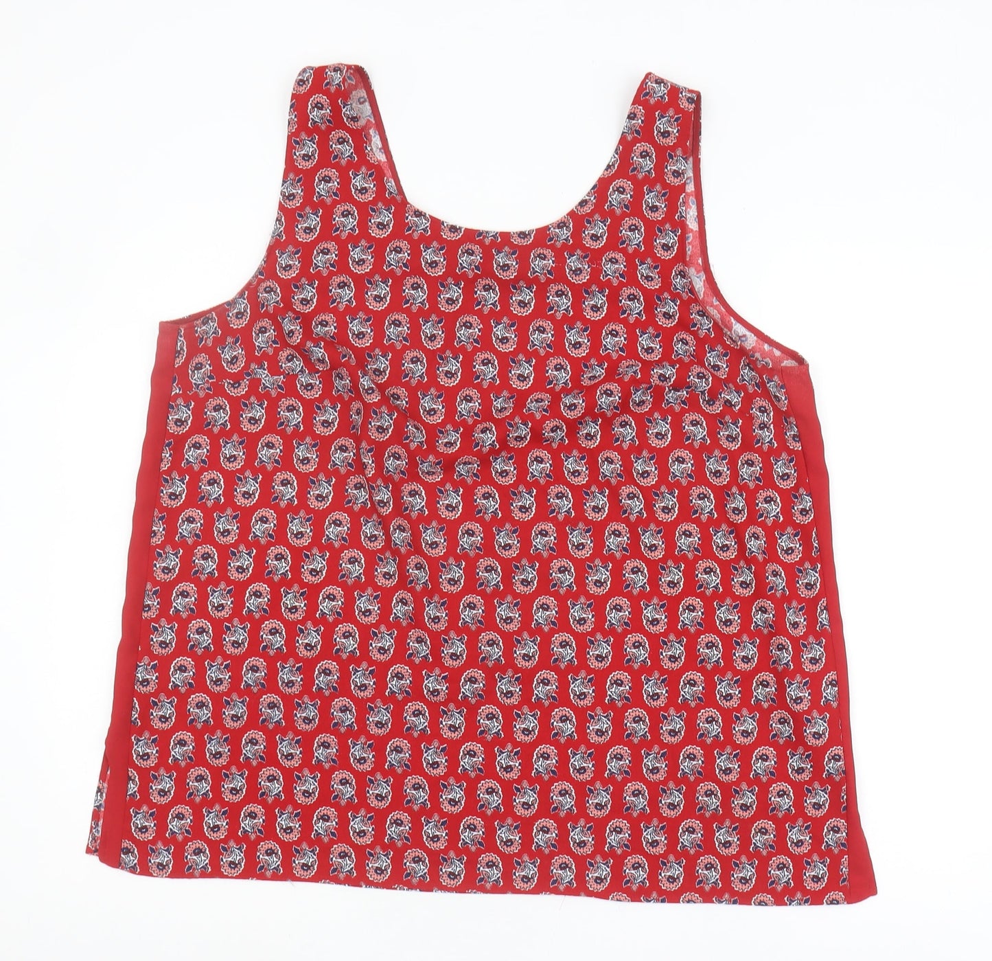 Womens UK Size 18 Marks and Spencer Red Basic Tank