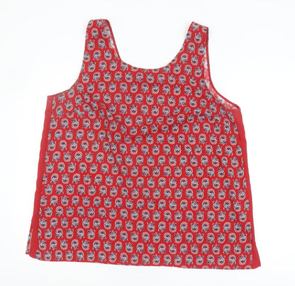 Womens UK Size 18 Marks and Spencer Red Basic Tank