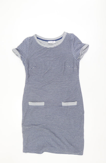 Marks and Spencer Women's Striped T-Shirt Dress, Size 8