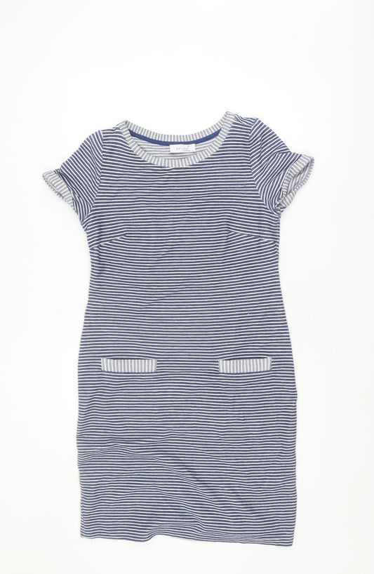 Marks and Spencer Women's Striped T-Shirt Dress, Size 8