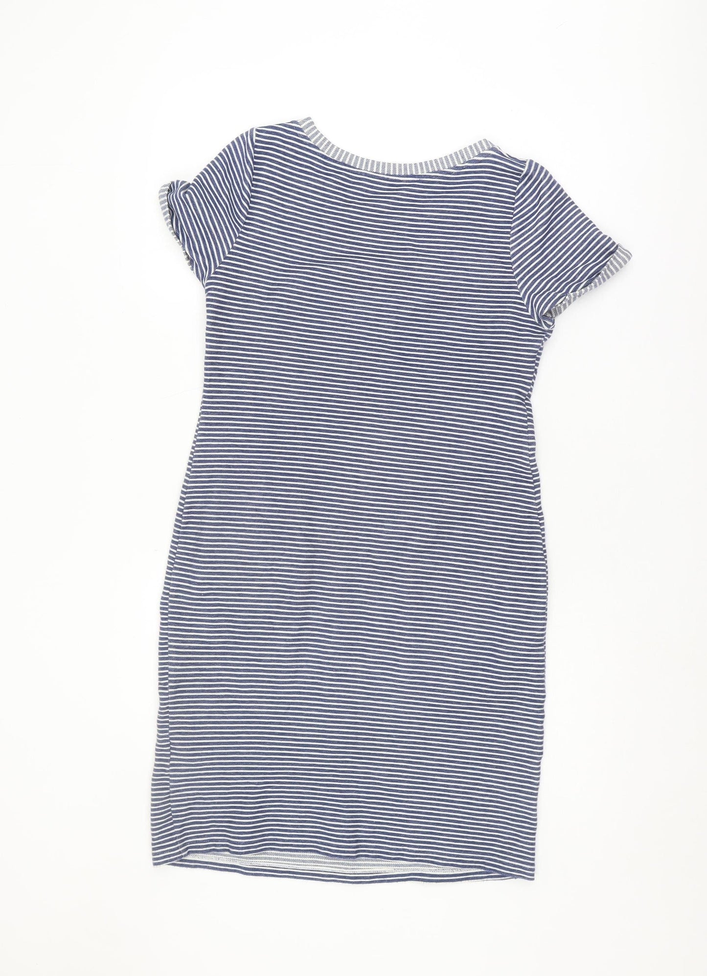 Marks and Spencer Women's Striped T-Shirt Dress, Size 8