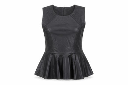 Womens UK Size M Urban Mist Black Basic Tank
