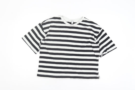 Womens UK Size 10 Marks and Spencer Multicoloured Basic T-Shirt