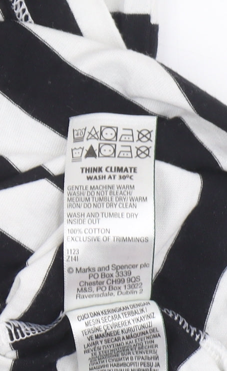 Womens UK Size 10 Marks and Spencer Multicoloured Basic T-Shirt
