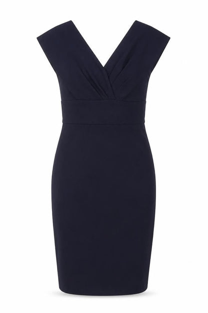 Apricot Women's Black Bodycon Dress, Size 8, Party V-Neck