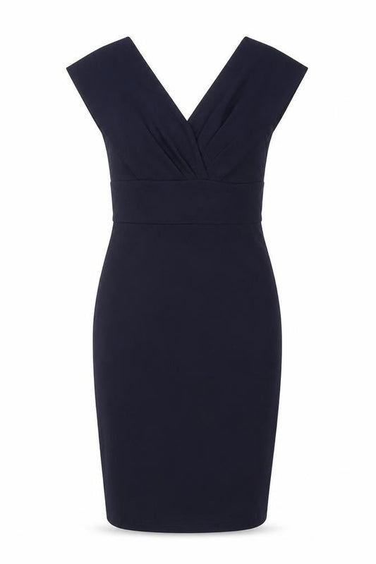 Apricot Women's Black Bodycon Dress, Size 8, Party V-Neck