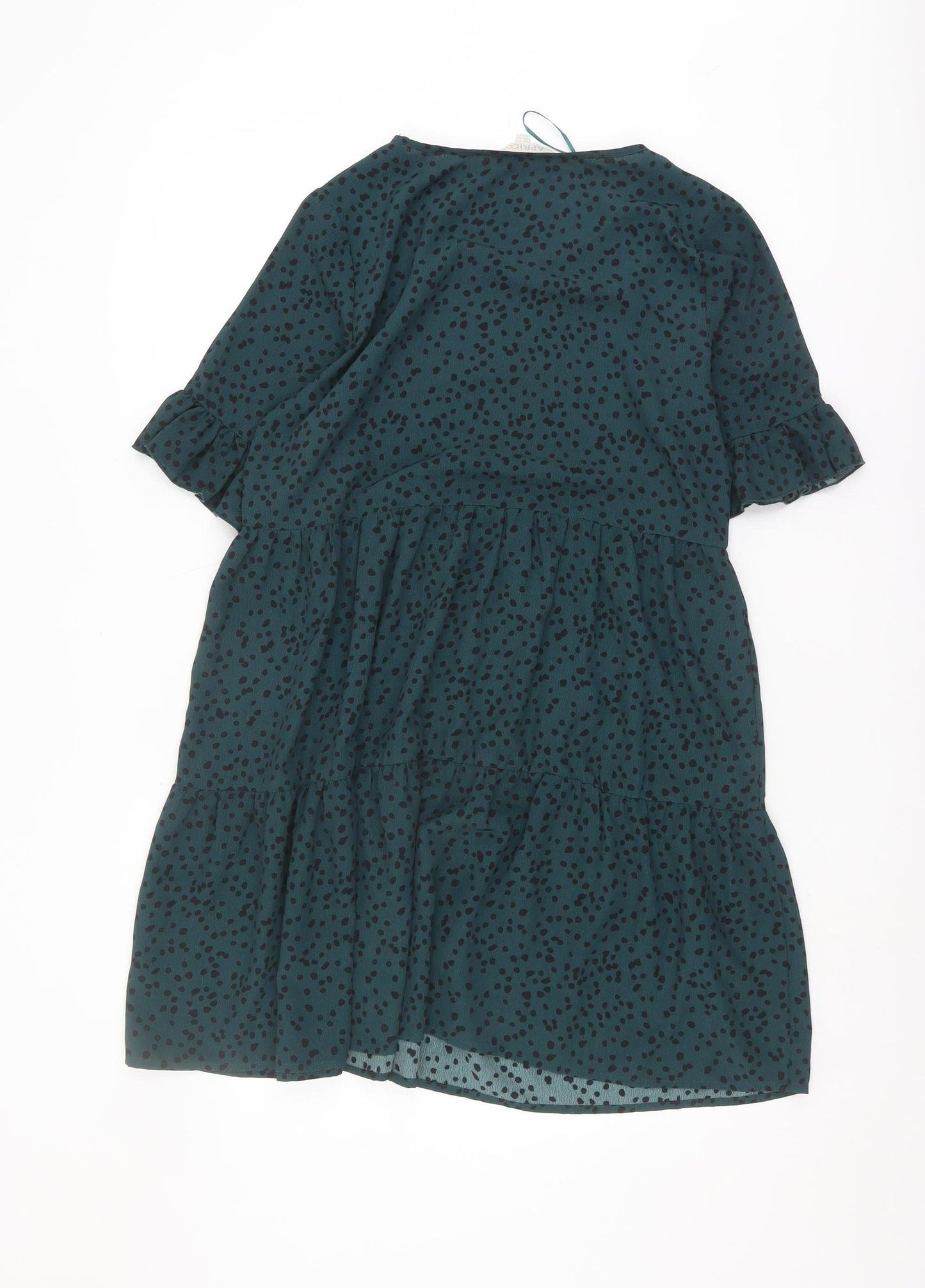 Apricot Women's Green Polka Dot Dress Size 8