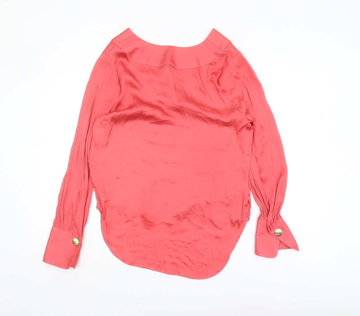 Womens UK Size 8 Marks and Spencer Pink Basic Blouse