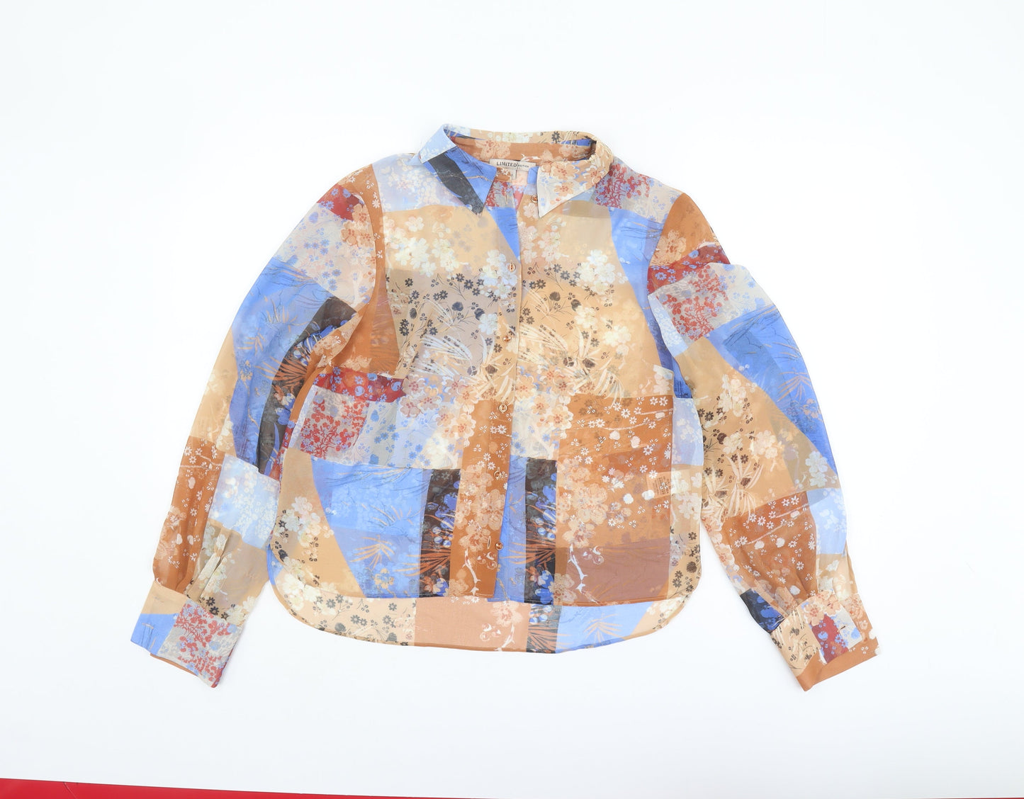 Womens UK Size 12 Marks and Spencer Multicoloured Basic Blouse