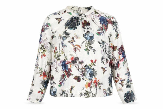 Stradivarius Women's Multicoloured Floral Blouse, L Size