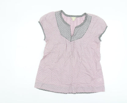 Womens UK Size 10 Monsoon Pink Tunic Blouse