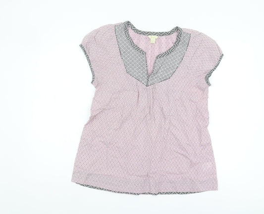 Womens UK Size 10 Monsoon Pink Tunic Blouse