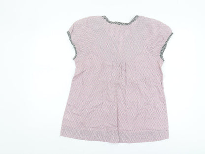 Womens UK Size 10 Monsoon Pink Tunic Blouse