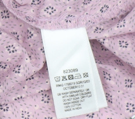 Womens UK Size 10 Monsoon Pink Tunic Blouse