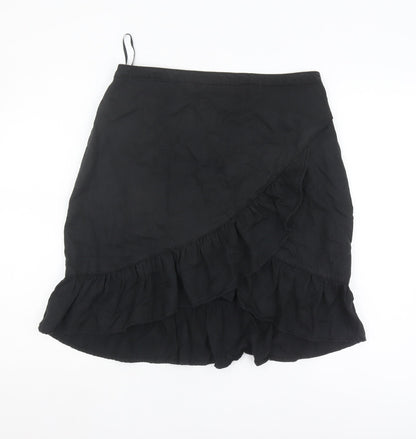 Next Women's Black Wrap Skirt Size 14