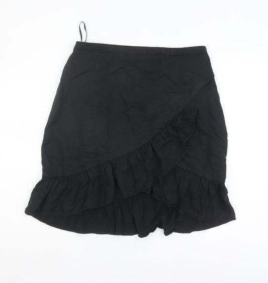 Next Women's Black Wrap Skirt Size 14