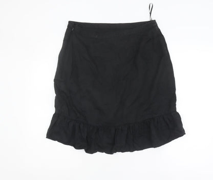 Next Women's Black Wrap Skirt Size 14