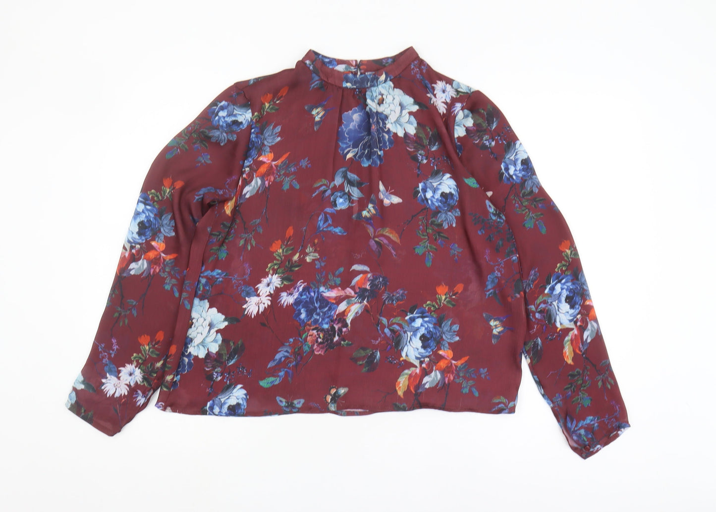 Womens UK Size 12 Stradivarius Multicoloured Tunic Blouse