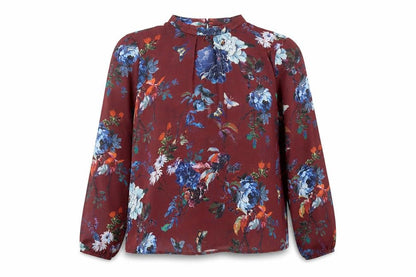 Womens UK Size 12 Stradivarius Multicoloured Tunic Blouse
