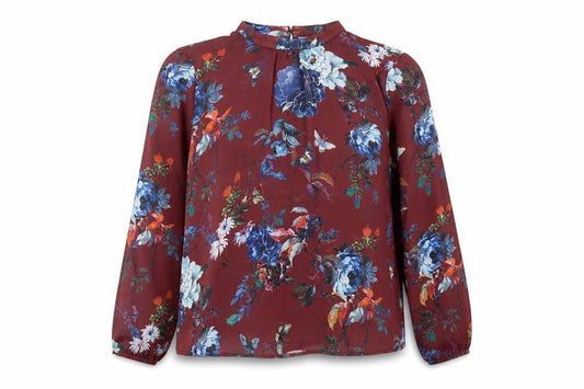Womens UK Size 12 Stradivarius Multicoloured Tunic Blouse