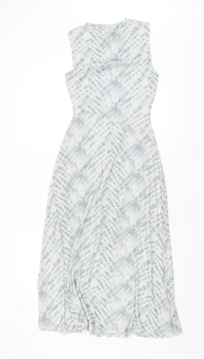 Topshop Women's Grey Midi Tank Dress Size 10