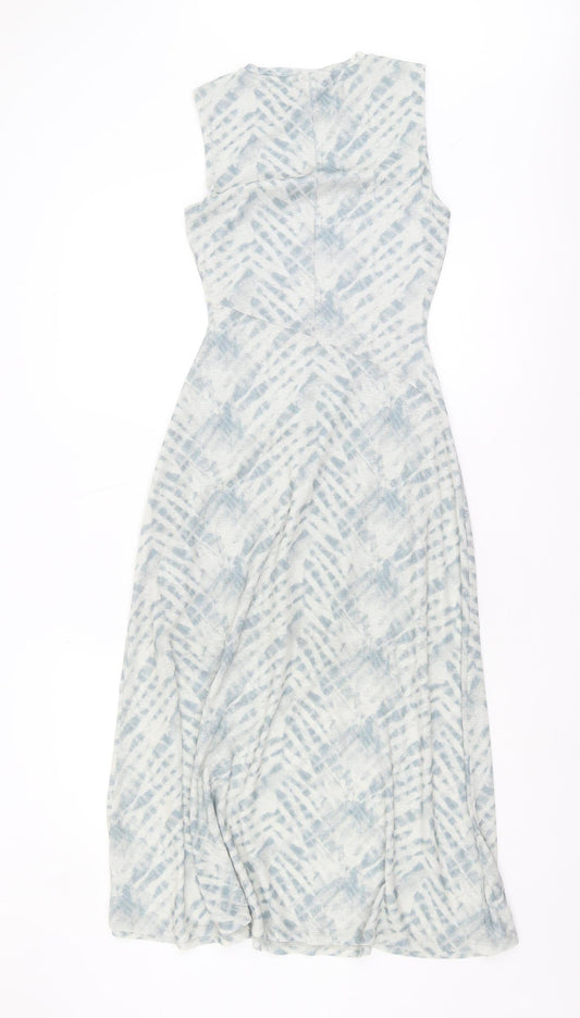 Topshop Women's Grey Midi Tank Dress Size 10
