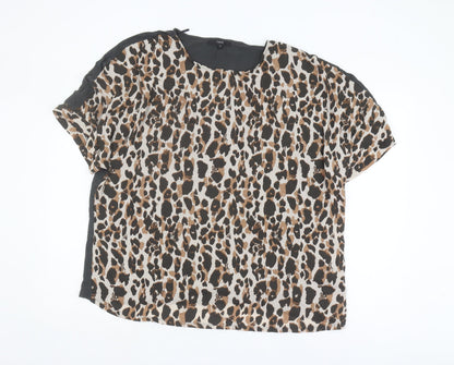 Womens UK Size 22 NEXT Multicoloured Basic Blouse