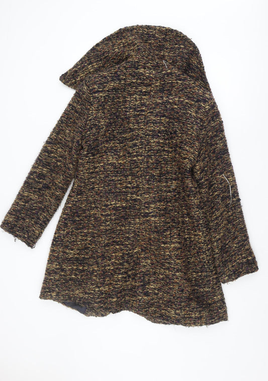 Womens UK Size 12 Marks and Spencer Multicoloured Basic Jacket Coat