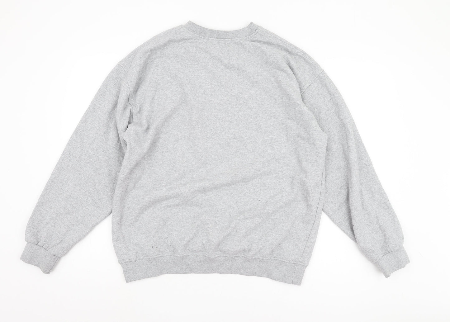 Mens UK Size M PRETTYLITTLETHING Grey Pullover Sweatshirt