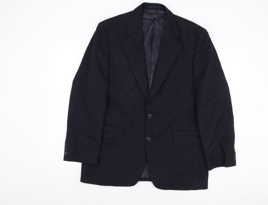 Mens UK Size 40 Debenhams Regular Blue Suit Jacket