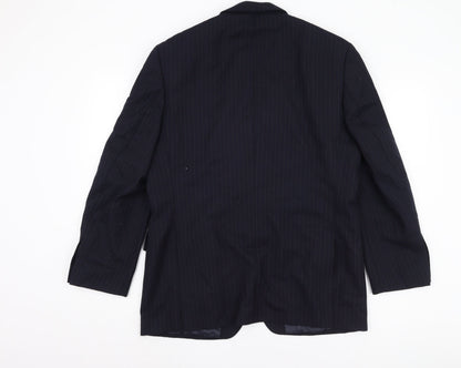 Mens UK Size 40 Debenhams Regular Blue Suit Jacket