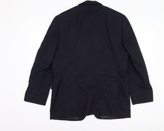 Mens UK Size 40 Debenhams Regular Blue Suit Jacket