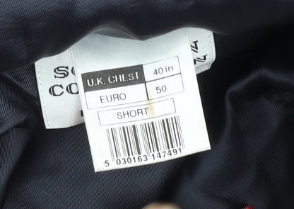 Mens UK Size 40 Debenhams Regular Blue Suit Jacket