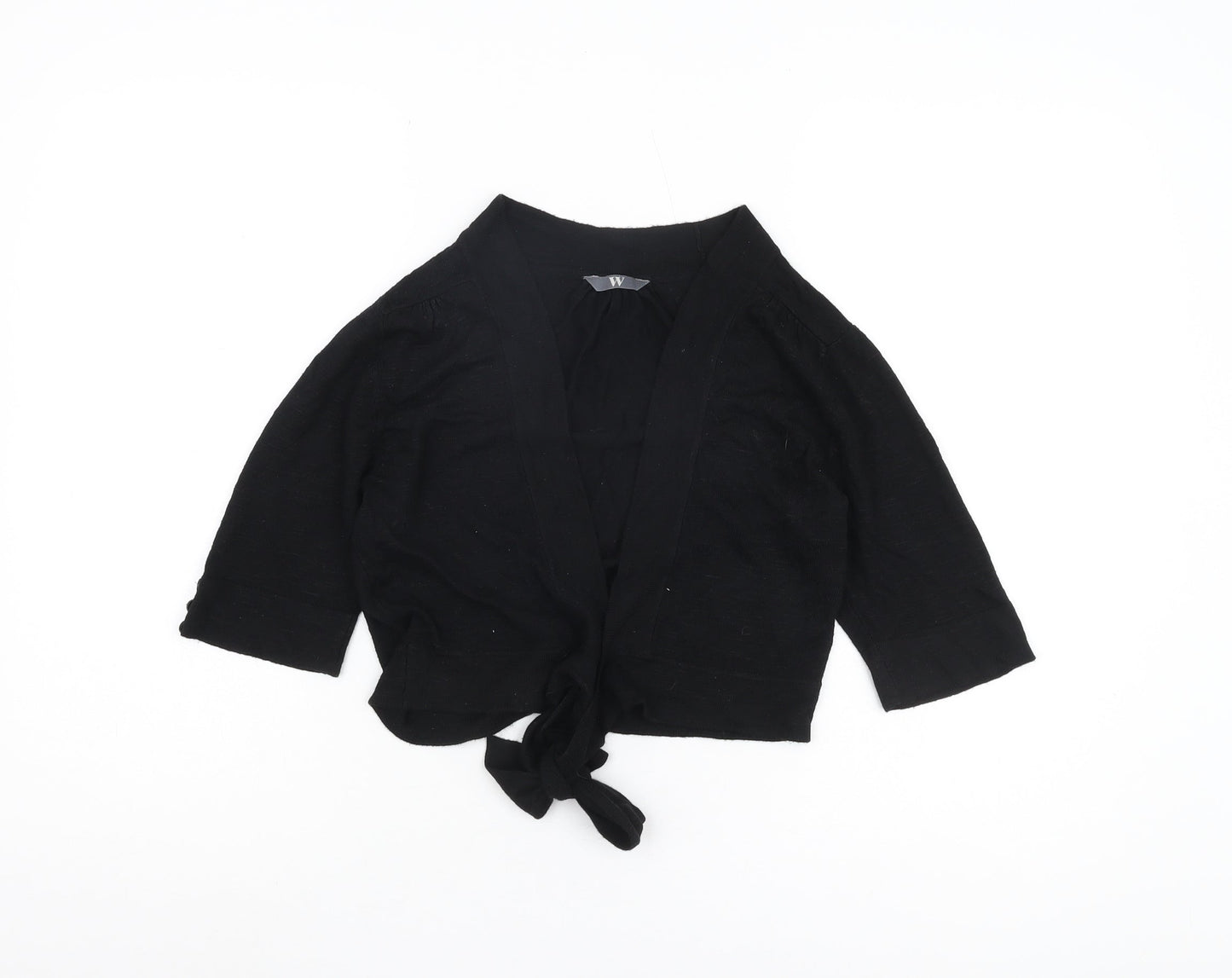 Womens UK Size 12 BHS Black Cardigan Jumper