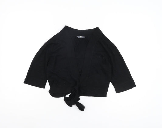 Womens UK Size 12 BHS Black Cardigan Jumper