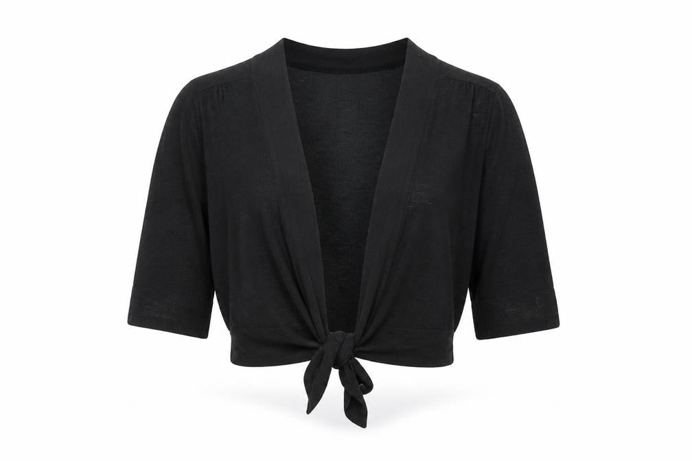 Womens UK Size 12 BHS Black Cardigan Jumper