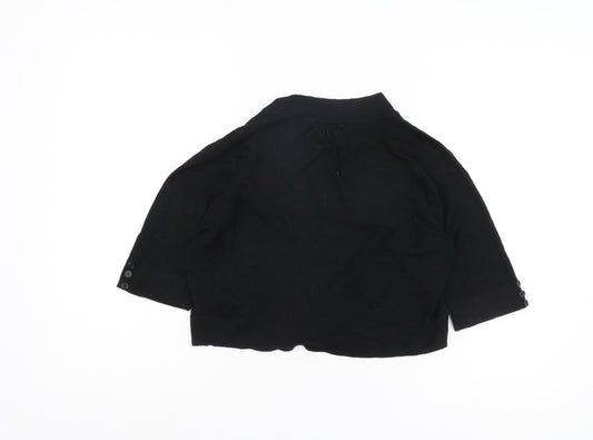 Womens UK Size 12 BHS Black Cardigan Jumper